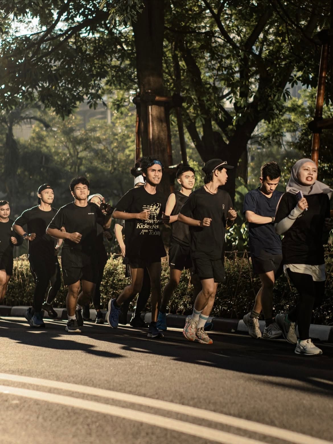 Casual city run every Saturday morning